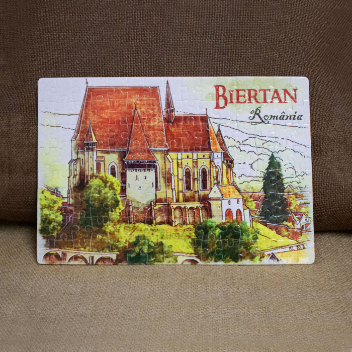 Puzzle suvenir "Biserica Fortificata" Biertan, Sibiu, 120 piese [3]