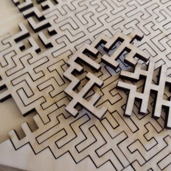 Puzzle Distractiv Din Lemn, Pentru Adulti Si Copii “Antreneaza-Ti Mintea” [2]