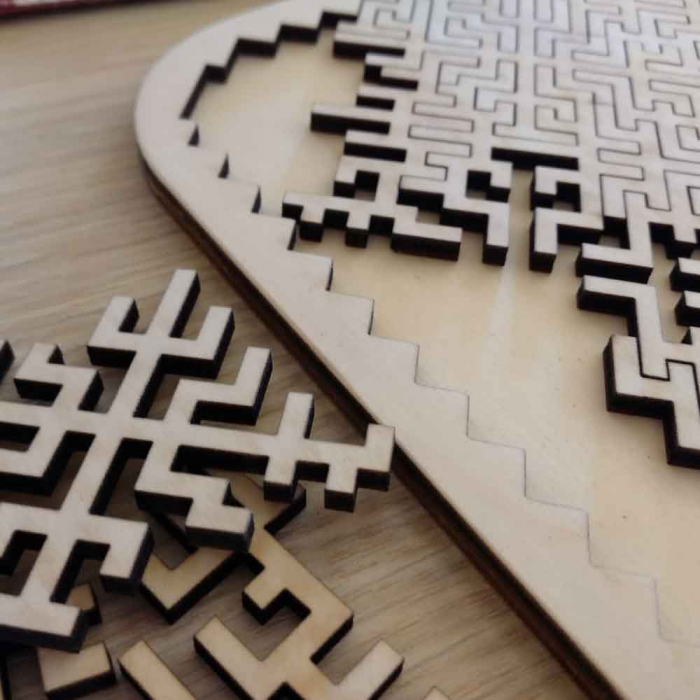 Puzzle Distractiv Din Lemn, Pentru Adulti Si Copii “Antreneaza-Ti Mintea” [3]