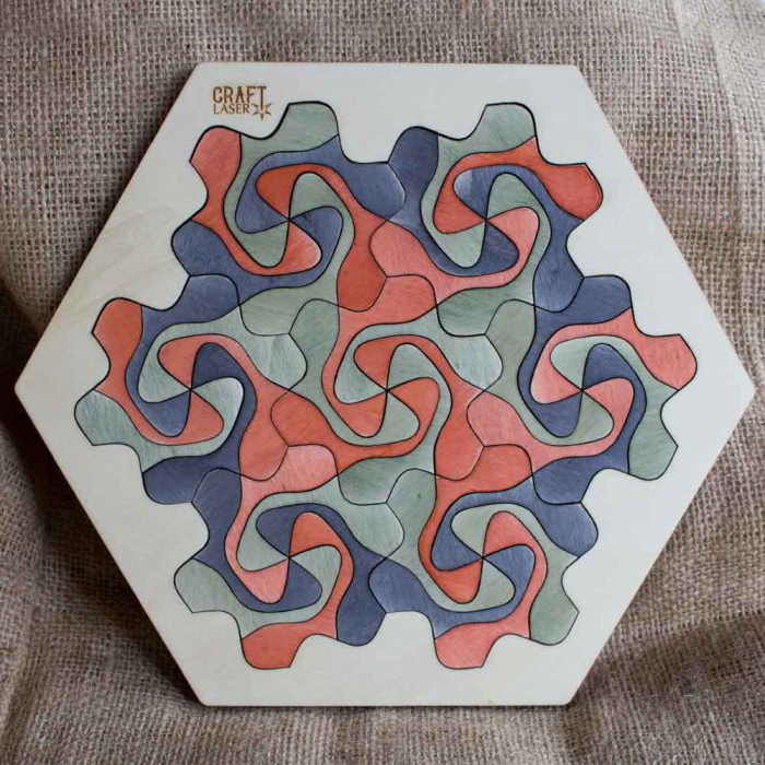 Puzzle Pentru Adulti Si Copii, Din Lemn, “Mandala” Personalizat [2]
