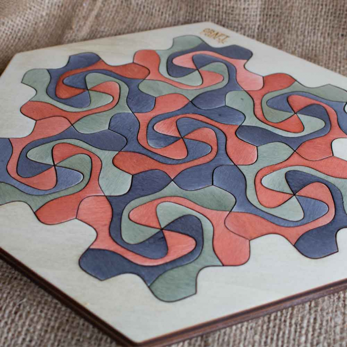 Puzzle Pentru Adulti Si Copii, Din Lemn, “Mandala” Personalizat [12]
