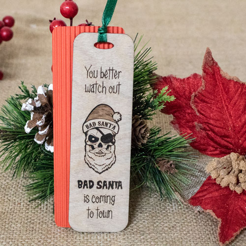 Semn de carte "Bad Santa" [2]