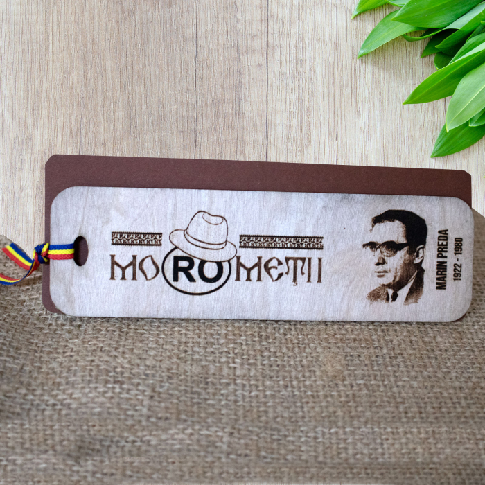 Semn de carte gravat autori romani clasici - Marin Preda [5]