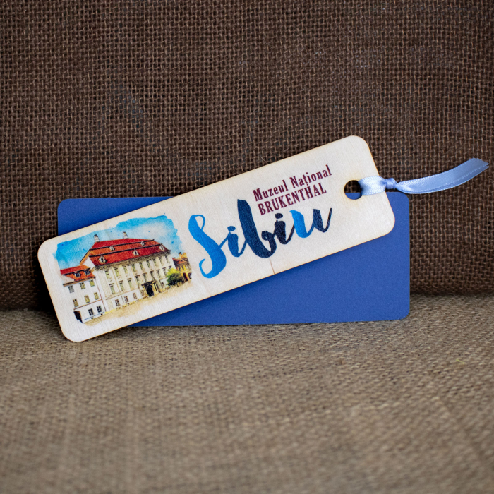 Semn De Carte suvenir, Din lemn, acuarela, Muzeul National Brukenthal, Sibiu [2]
