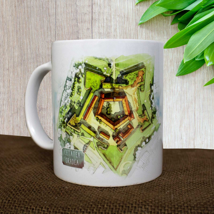 Cana suvenir Oradea  - cele mai frumoase cladiri Art Nouveau (set 4 bucati) [5]