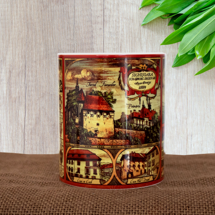 Cana suvenir Sighisoara Medievala (set 5 bucati) [6]