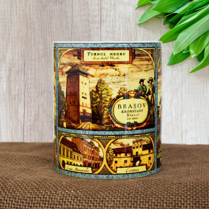 Cana suvenir Brasov medieval (set 6 bucati) [3]