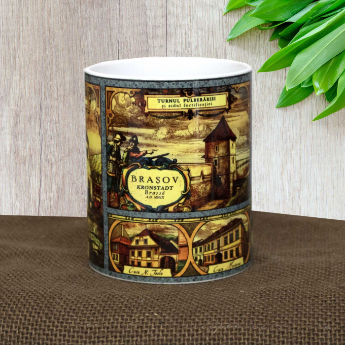 Cana suvenir Brasov medieval (set 6 bucati) [7]