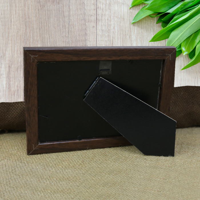 Tablou suvenir din lemn, gravat, Casa Darvas La Roche, Oradea, dimensiune 10 x 15 cm, rama inclusa [3]