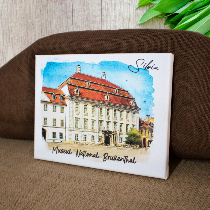 Tablou suvenir, imprimat pe canvas, Muzeul National Brukenthal, Sibiu [3]