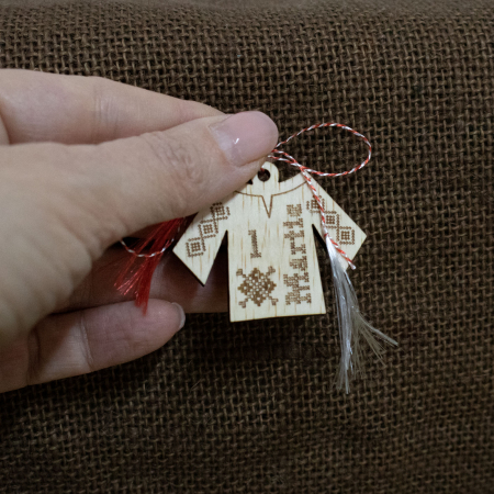Martisor din lemn IE nationala, 1 martie [2]