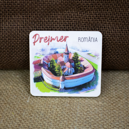 Produsul Magnet de frigider din lemn, acuarela,  Cetatea Fortificata Prejmer - Brasov este realizat in atelierul Craftlaser din Oradea  Desenul care sta la baza produsului Magnet de frigider din lemn, acuarela,  Cetatea Fortificata Prejmer - Brasov este realizat manual de artistul Adrian Samoila.     Pentru colaborare, va rugam sa ne contactati pe e-mail sau la numarul de telefon afisat pe site. Se acorda preturi speciale.
