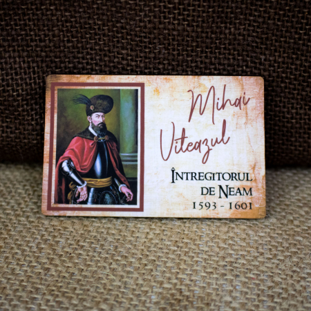 Cetatea Alba Carolina - Magnet de frigider, Mihai Viteazul, Intregitorul de Neam 1593-1601