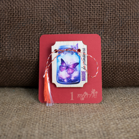 Martisor din lemn, "Magie de primavara" [1]