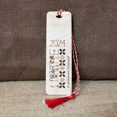 Semne de carte - Martisor "Semn de carte",  personalizat