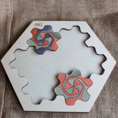 Puzzle Pentru Adulti Si Copii, Din Lemn, “Mandala” Personalizat [6]