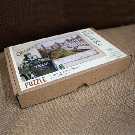 Puzzle suvenir - Puzzle suvenir Belle Epoque, "Piata Teatrului, Oradea", 120 piese