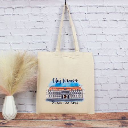 Sacose bumbac - Sacosa din bumbac, suvenir, Muzeul de Arta, Cluj Napoca