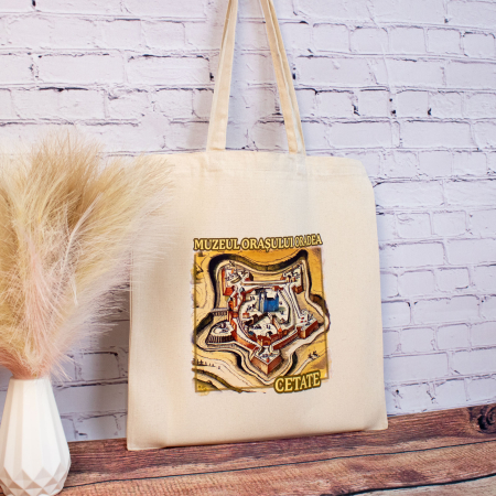 Sacosa din bumbac, suvenir, Muzeul Orasului Oradea, Cetatea Oradea [1]