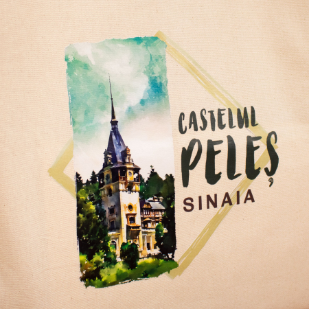 Sacosa din bumbac, suvenir, Peles [5]