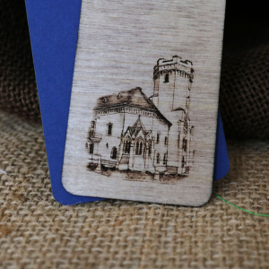 Semn de carte gravat Castelul Karolyi Carei [3]
