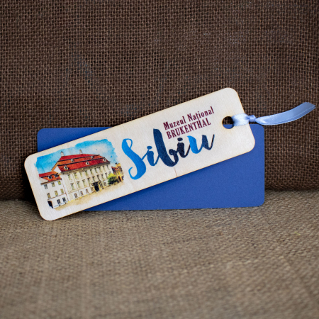 Semn De Carte suvenir, Din lemn, acuarela, Muzeul National Brukenthal, Sibiu [1]