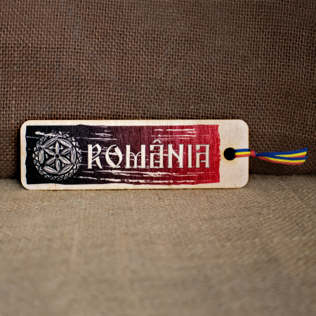 Colectia Semne de carte Suvenir - Semn De Carte suvenir, Din lemn, acuarela,Visit Romania