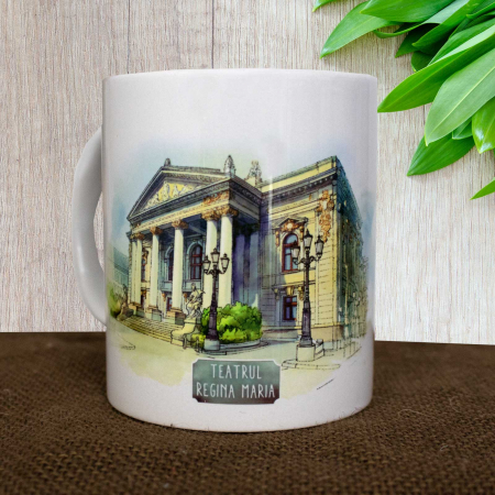 Cana suvenir Oradea  - cele mai frumoase cladiri Art Nouveau (set 4 bucati) [8]