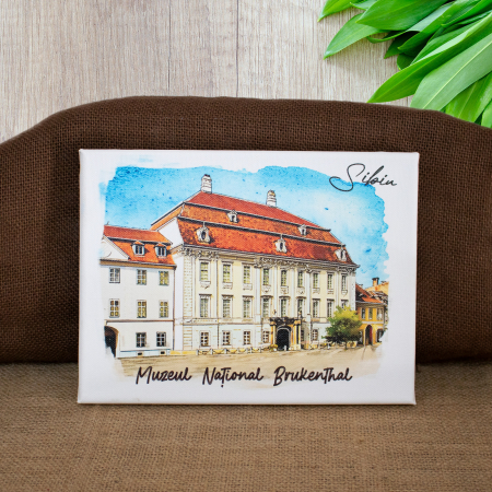 Tablou suvenir - Tablou suvenir, imprimat pe canvas, Muzeul National Brukenthal, Sibiu