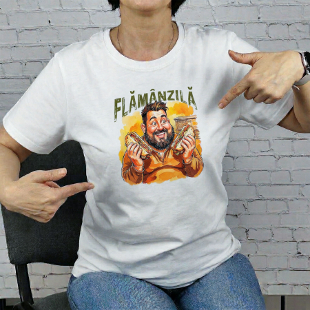 Iasi - Tricou din bumbac, suvenir, Flamanzila - Amintiri din Copilarie