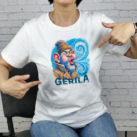 Iasi - Tricou din bumbac, suvenir, Gerila - Amintiri din Copilarie