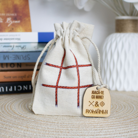 X si 0 Romania suvenir - jocul copilariei pentru calatorii  (Tic Tac Toe) [1]