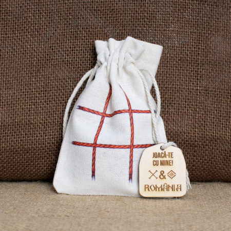 X si 0 Romania suvenir - jocul copilariei pentru calatorii  (Tic Tac Toe) [2]