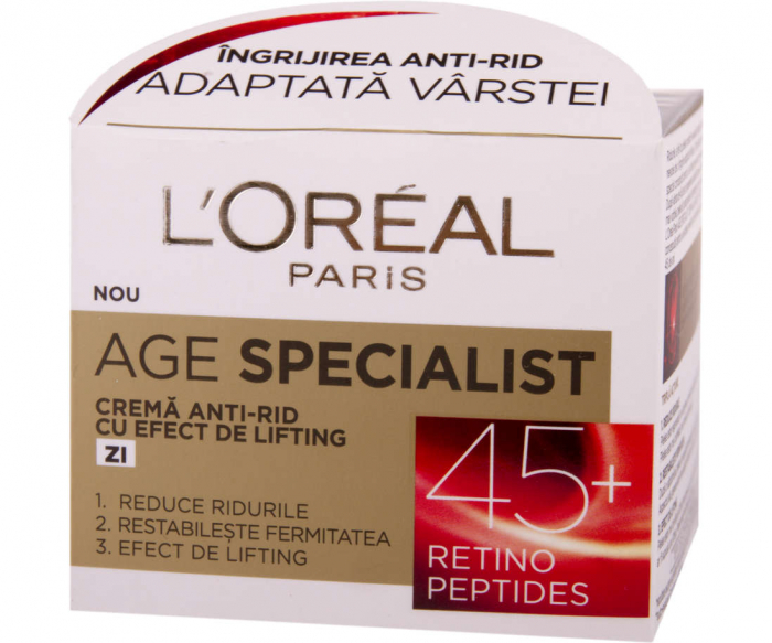 Crema antirid pentru fata L'Oreal Paris Age Specialist 45+ de zi, 50 ml [1]