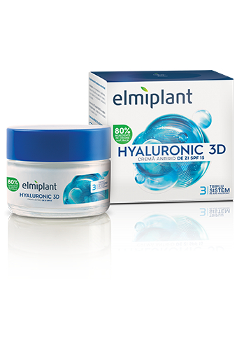 Cremă antirid pentru ochi Elmiplant Hyaluronic 3D