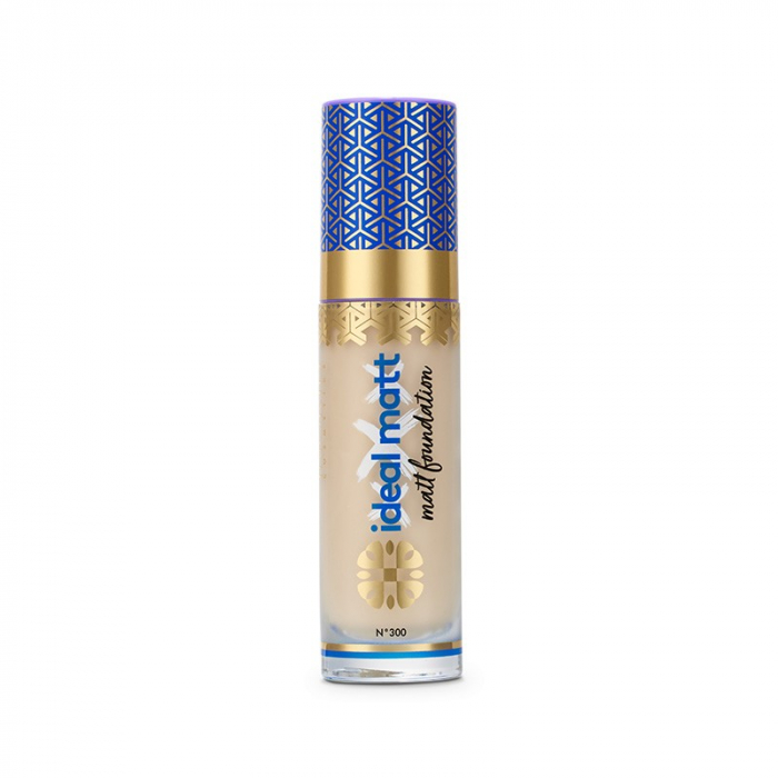 Fond de ten Ingrid Cosmetics Ideal Matt, 300A - Light Nude, 30ml [1]