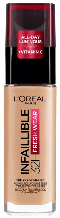 Fond de ten L'oreal Paris Infaillible Fresh Wear 32h, 200 - Natural Linen, 30ml [1]