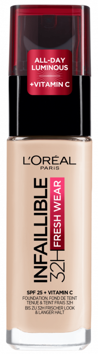 Fond de ten L'oreal Paris Infaillible Fresh Wear 32h, 15 - Porcelain, 30ml [1]