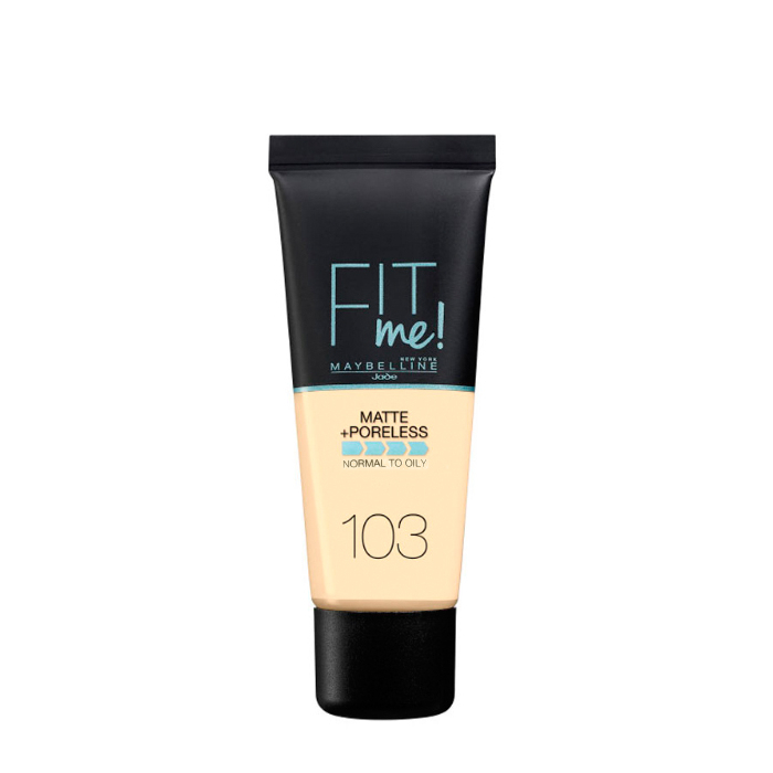 Fond de ten Maybelline New York Fit Me Matte & Poreless, 103 - Pure Ivory, 30ml [1]