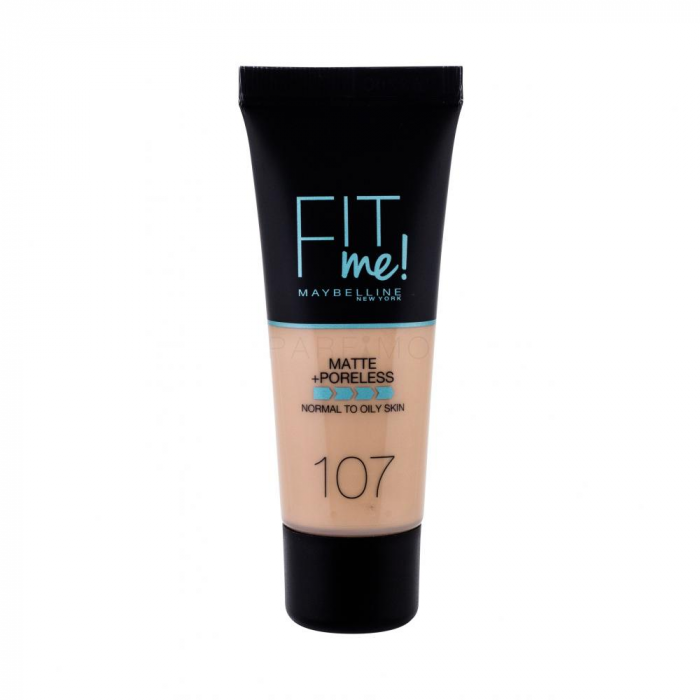 Fond de ten Maybelline New York Fit Me Matte & Poreless, 107 - Rose Beige, 30ml [1]