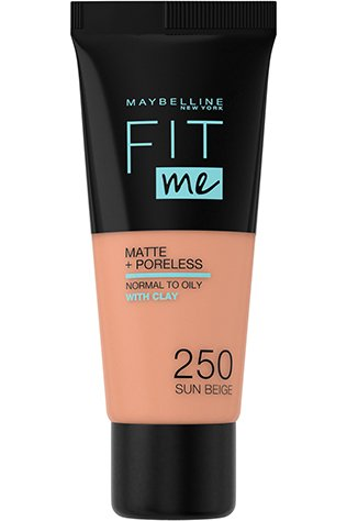 Fond de ten Maybelline New York Fit Me Matte & Poreless, 250 - Sun Beige, 30ml [1]