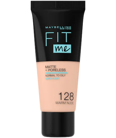 Fond de ten Maybelline New York Fit Me Matte & Poreless, 128 - Warm Nude, 30ml [1]