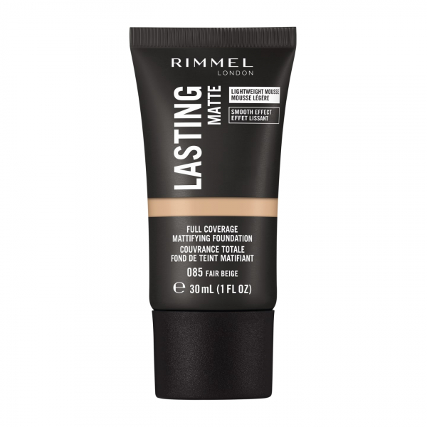 Fond de Ten Rimmel London Lasting Matte 085 Fair Beige, 30ml [1]
