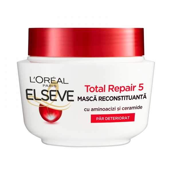 Masca de par L'oreal Paris Elseve Total Repair 5 pentru par deteriorat, 300ml [1]