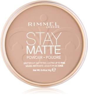 Pudra compacta Rimmel London Stay Matte 05 Silky Beige, 14 g [1]