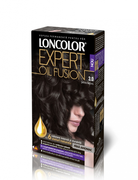 Vopsea de par fara amoniac Loncolor Expert Oil Fusion 3.0 Saten Inchis, 100ml [1]