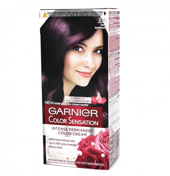 Vopsea de par permanenta Garnier Color Sensation 3.16 Deep Amethyst, 110ml [1]