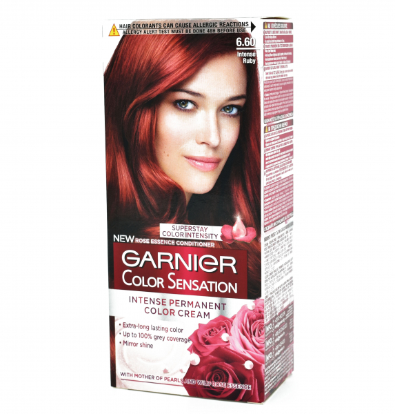 Vopsea de par permanenta Garnier Color Sensation 6.60 Intense Ruby, 110ml [1]