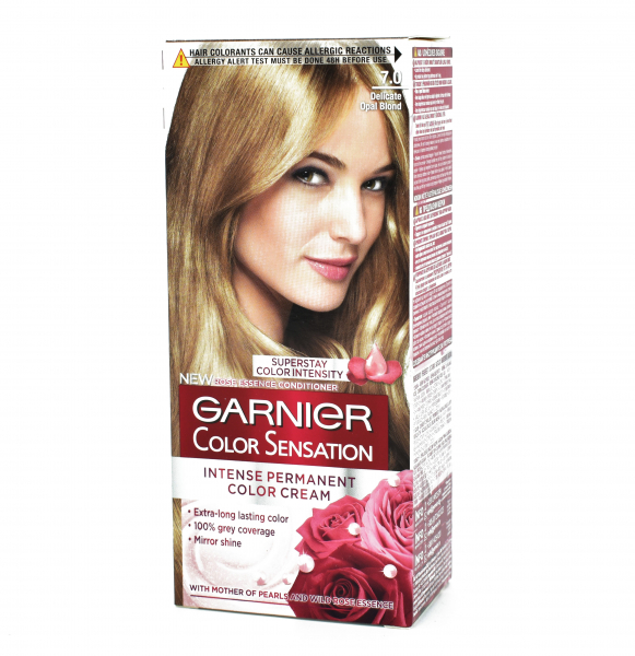 Vopsea de par permanenta Garnier Color Sensation 7.0 Delicate Opal Blond, 110ml [1]