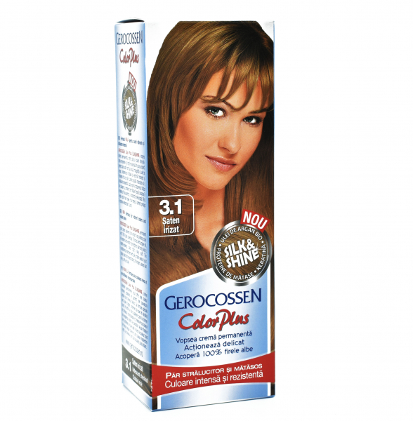 Vopsea de par permanenta Gerocossen Color Plus 3.1 Saten Irizat, 110ml [1]